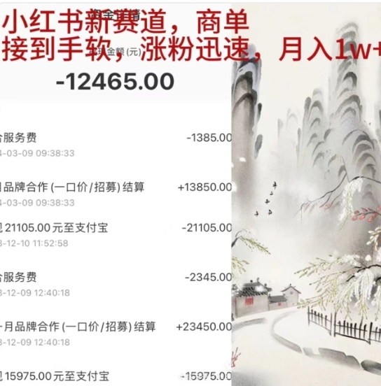 小红书新赛道，商单接到手软，涨粉迅速，一个月1w+-易创网