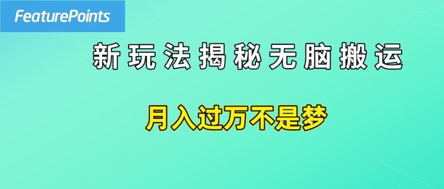 简单操作，每天50美元收入，搬运就是赚钱的秘诀！-易创网