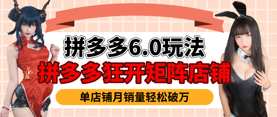 拼多多虚拟商品暴利6.0玩法，轻松实现月入过万倾城领域-倾城领域
