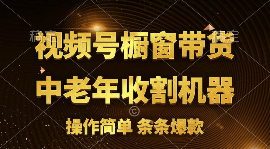 [你的孩子成功取得高位]视频号最火爆赛道，橱窗带货，流量分成计划，条…-易创网