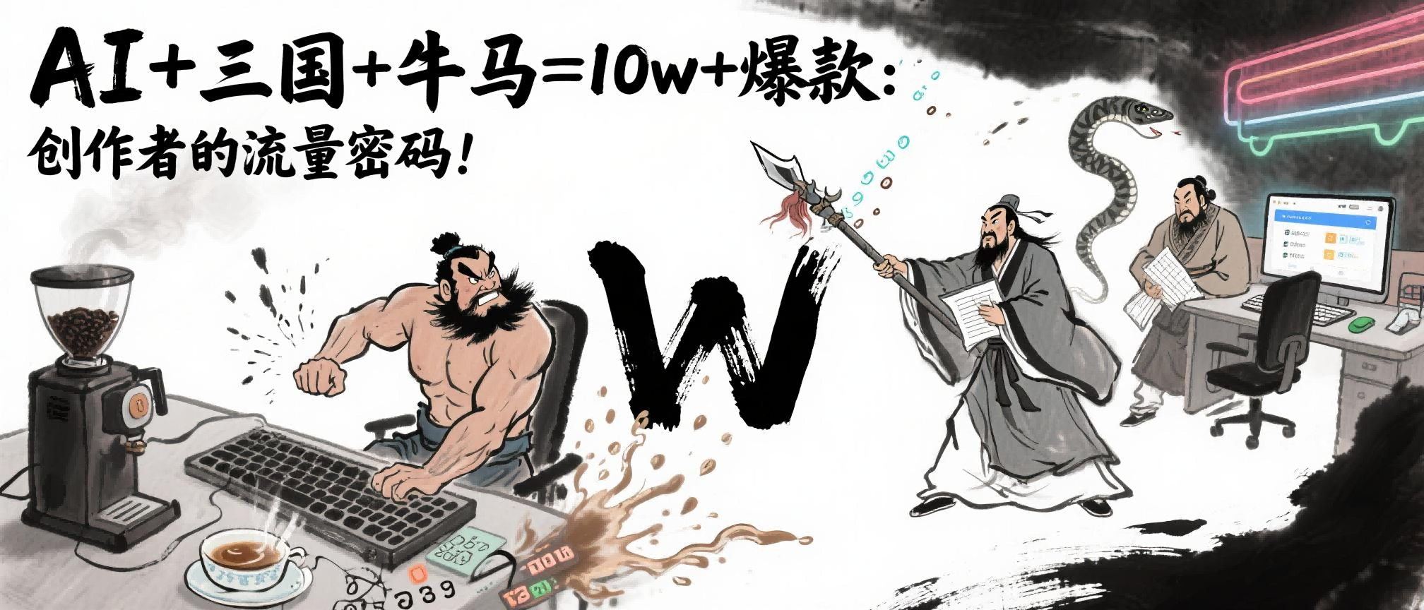 AI+三国+牛马=10w+爆款：创作者的流量密码！-易创网