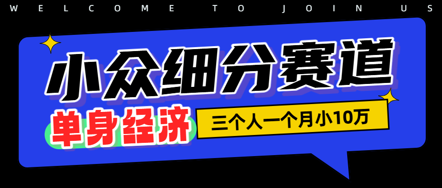 小众流量掘金，三个人一月小10W-易创网
